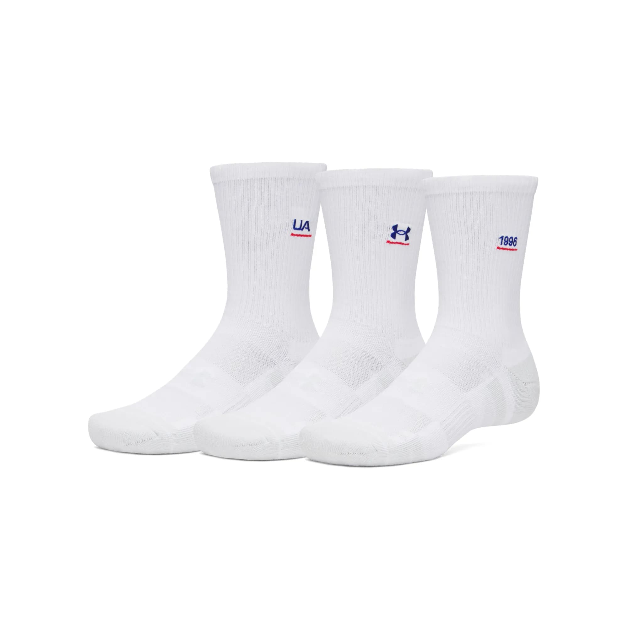 Under Armour Performance Tech Crew (3-pack) pickleball socks