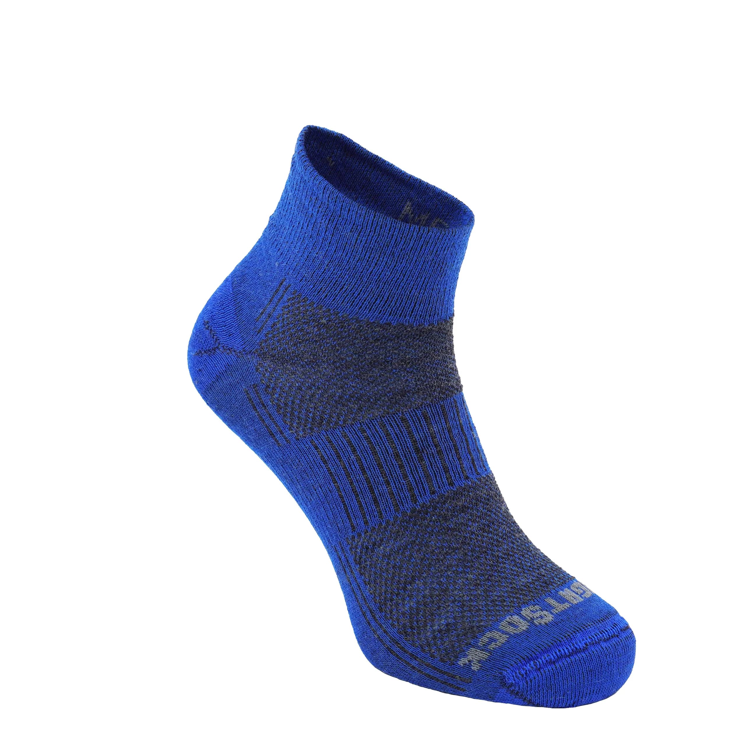 Wrightsock Merino Coolmesh II Quarter pickleball socks