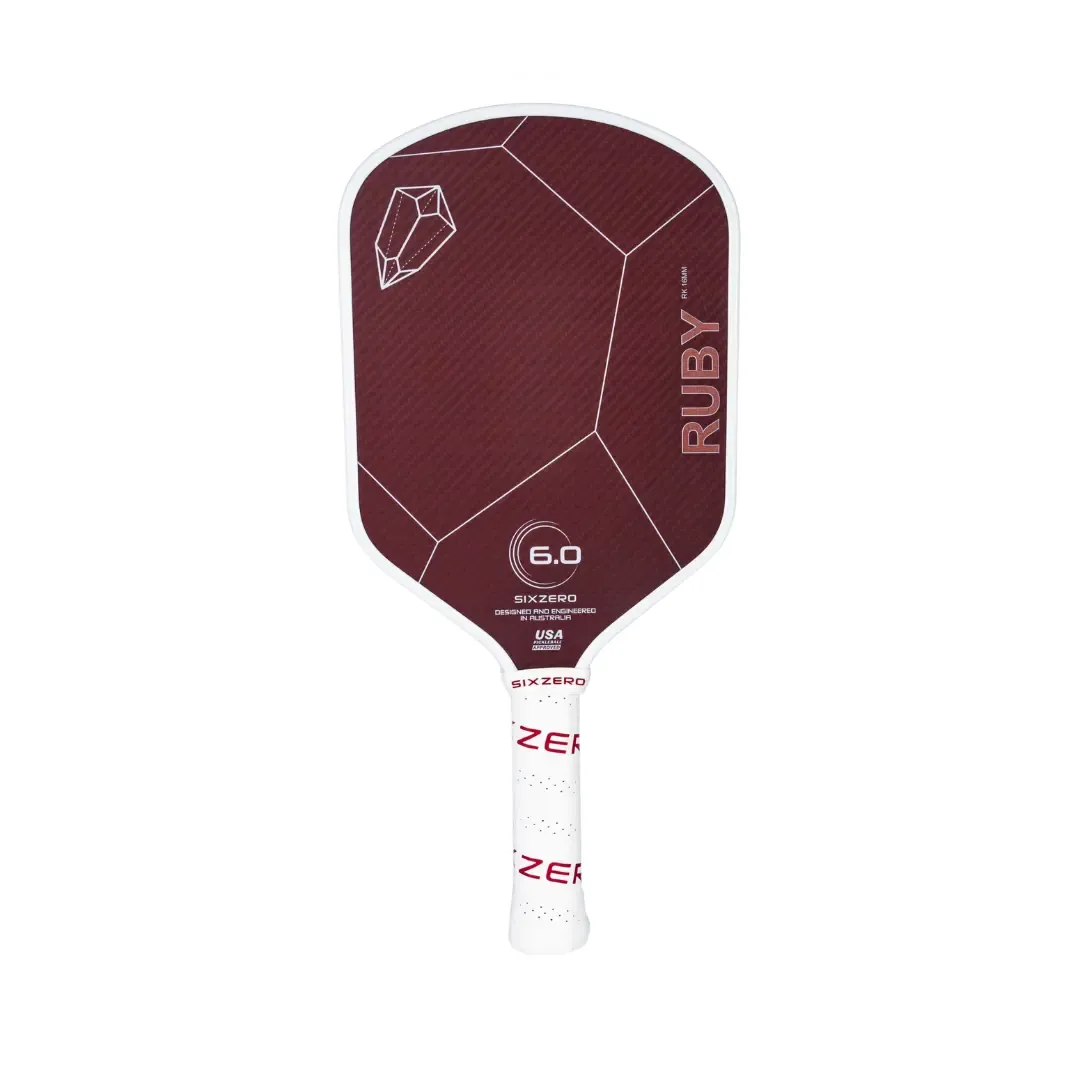 Six Zero Ruby 16mm pickleball paddle