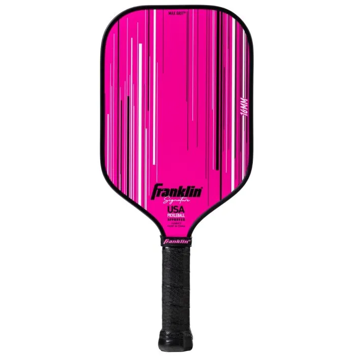 Franklin Signature Pro Series 16mm pickleball paddle in Pink
